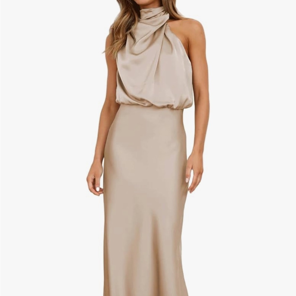 Elegant Mock Neck Dress